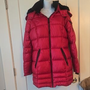 HFX Women's Red Puffer Jacket